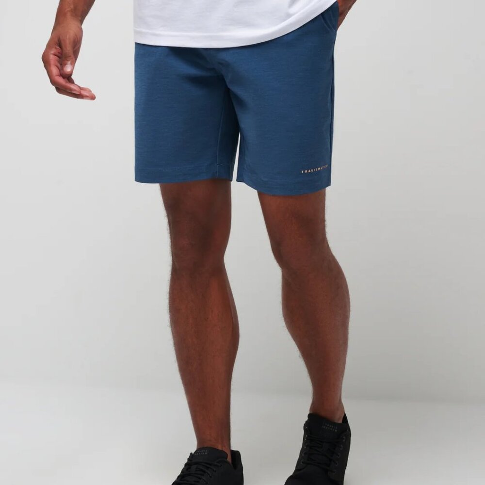 NWT Travis Mathew TECH CHINO SHORTS 8 inches Teal TIKI 30 travismathew BRAND NEW